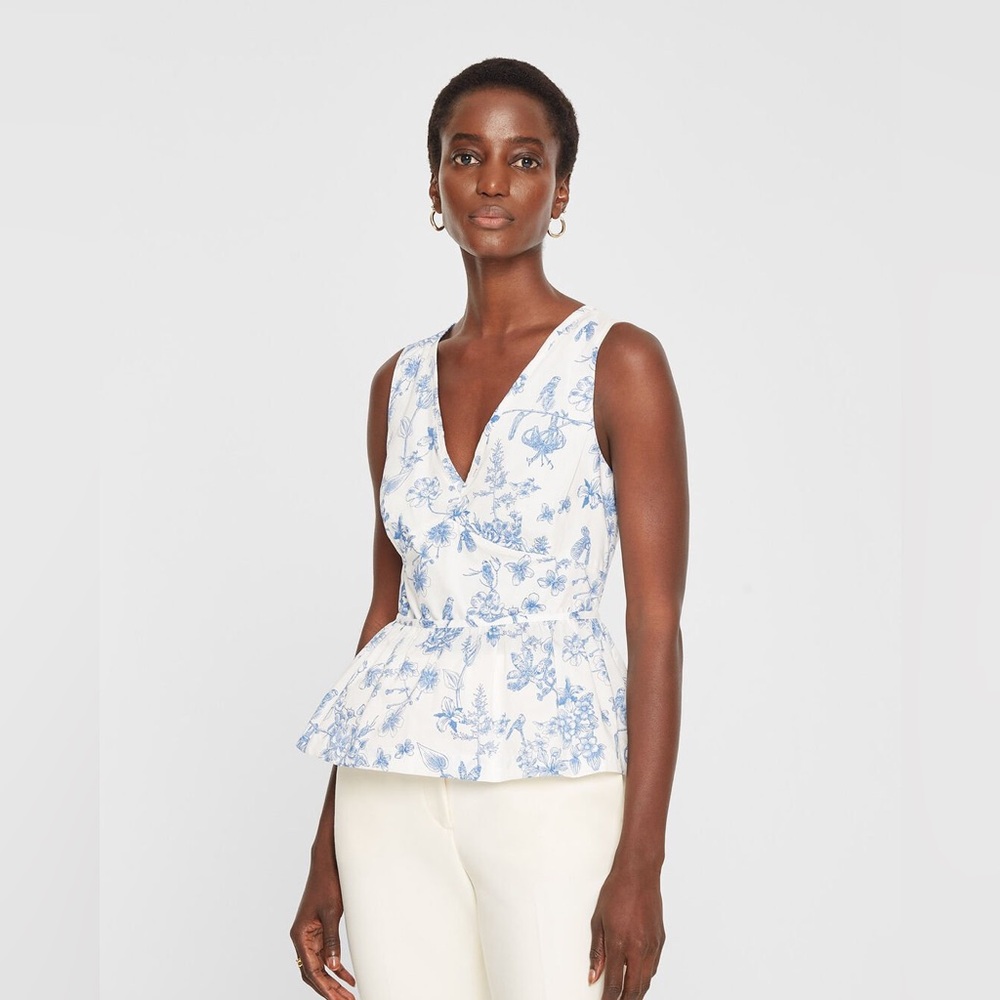 MOVING SALE Peplum Blouse Club Monaco-2